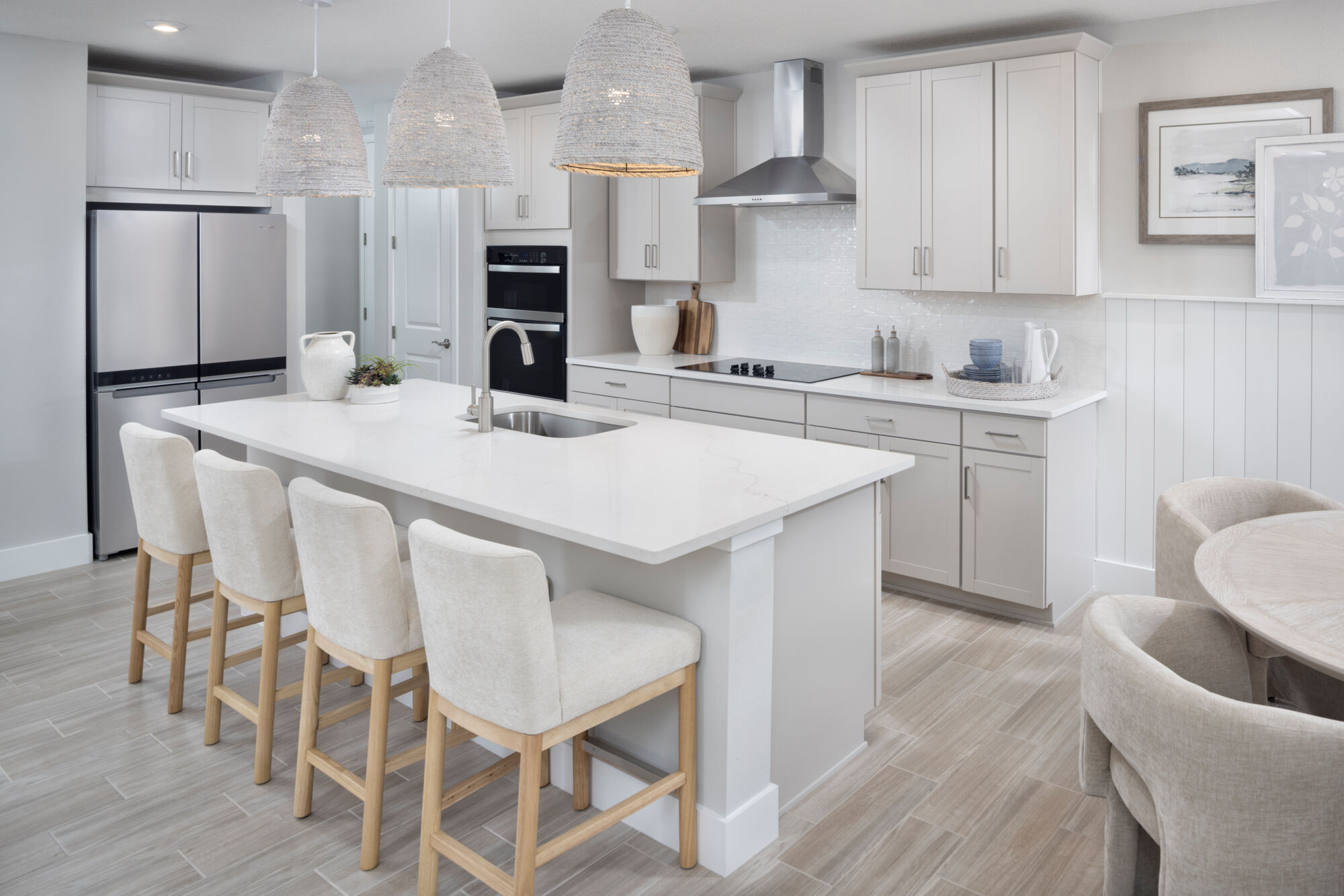Photos are from model home