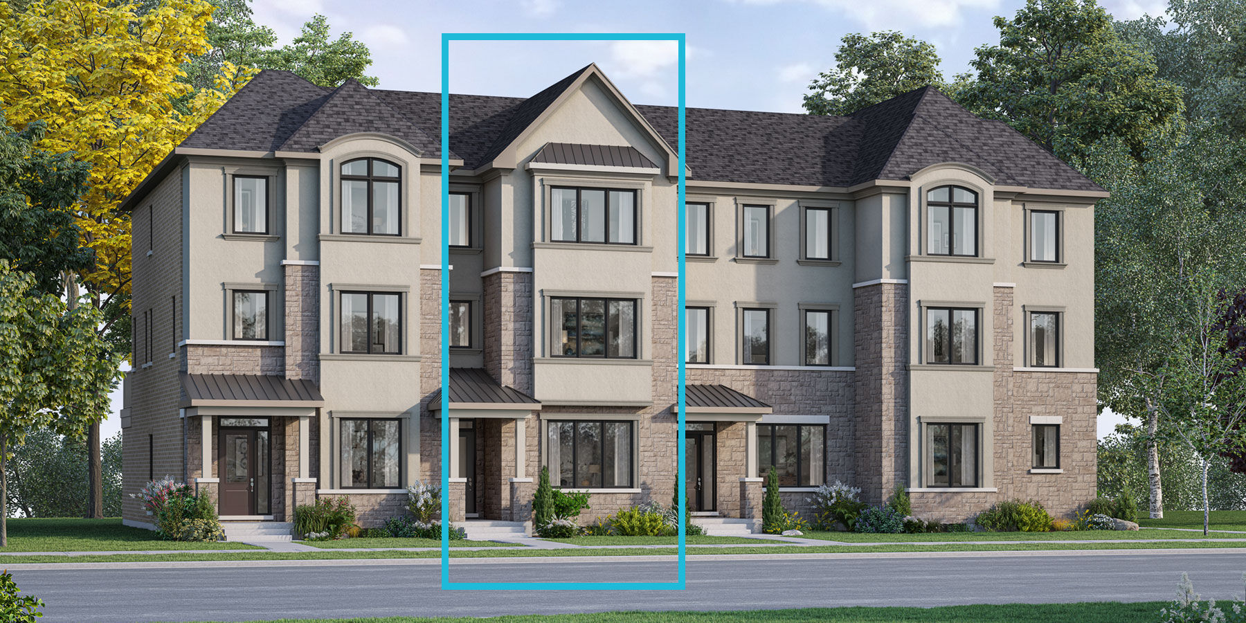  Town Homes with window