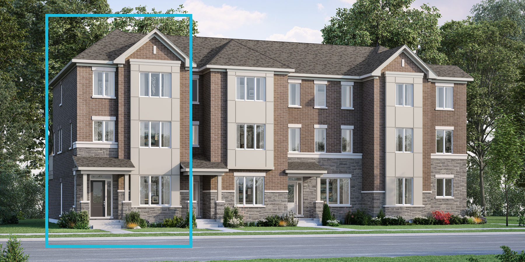  Town Homes with window