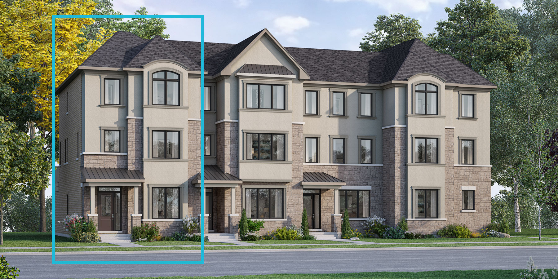  Town Homes with window
