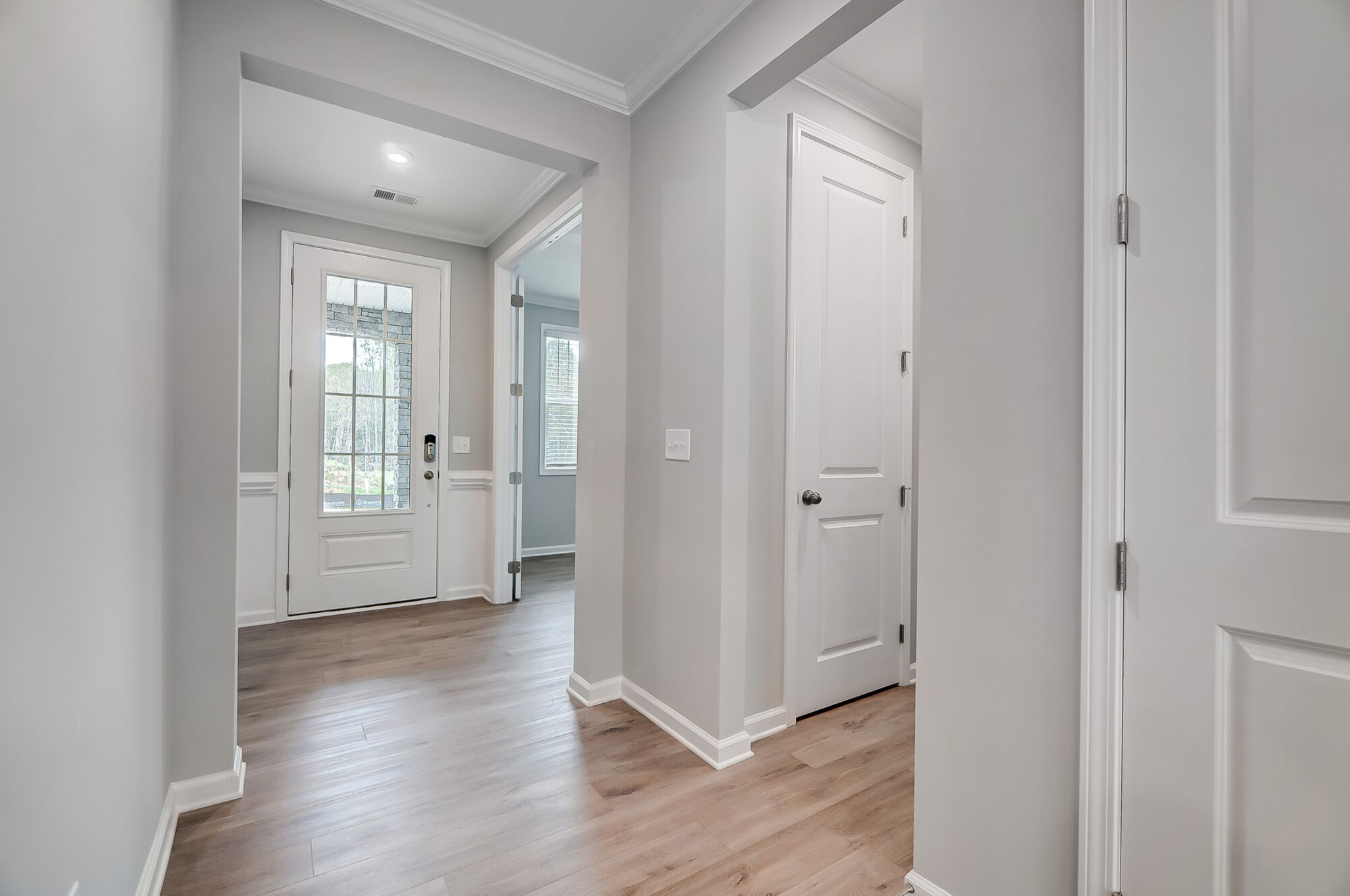 Foyer and front entry
