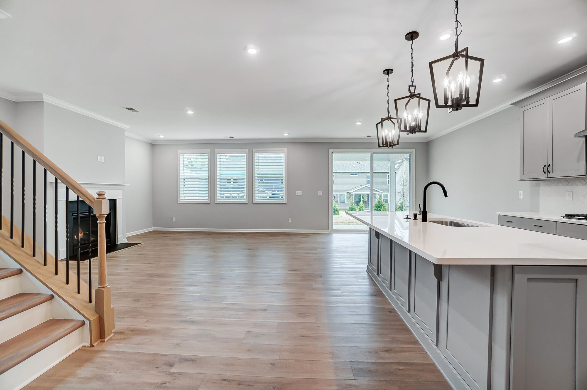 Kitchen and great room