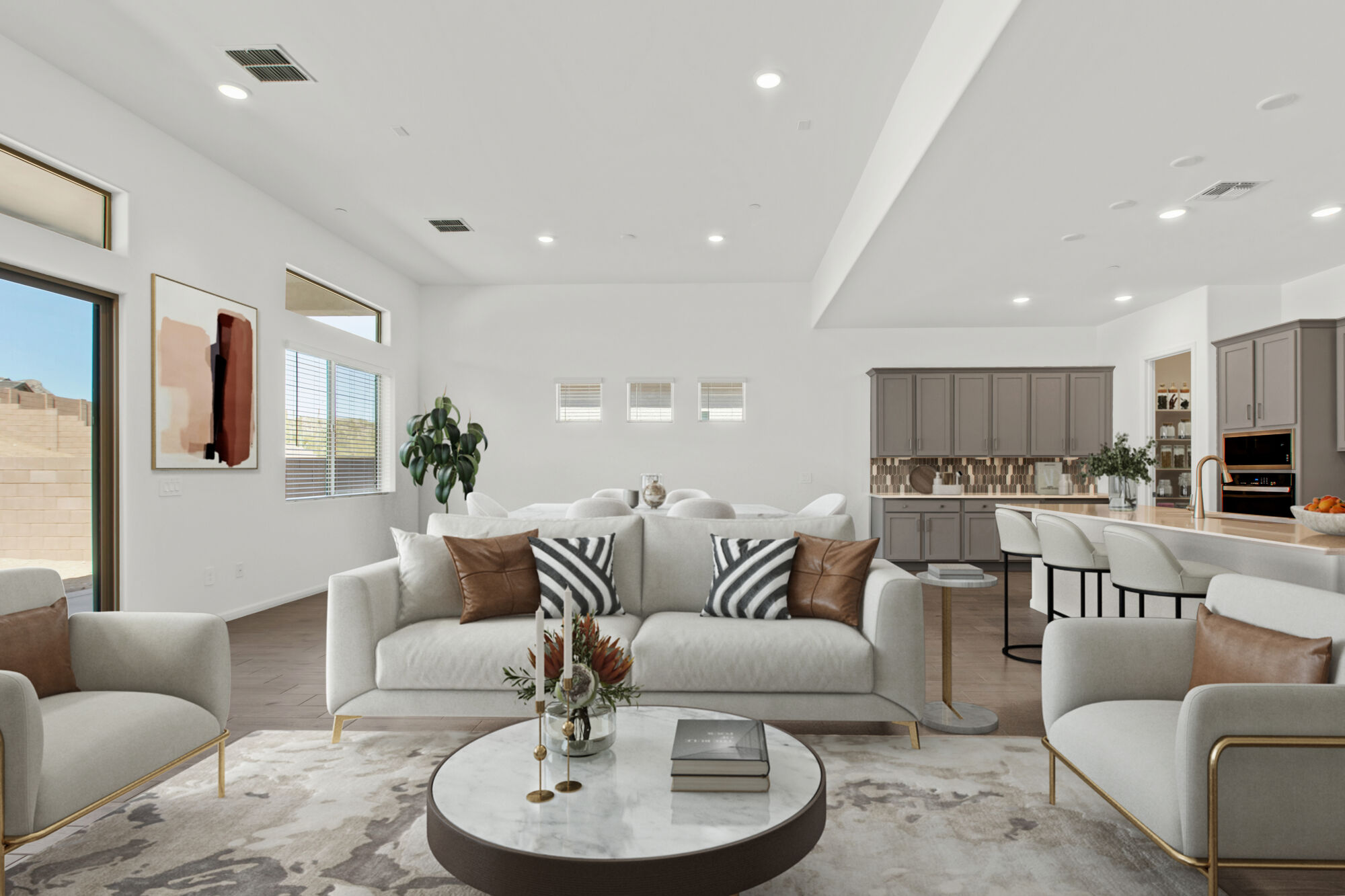 Greatroom - Virtually Staged