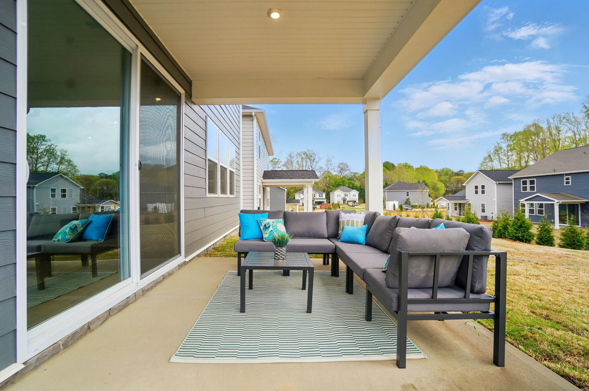 Covered veranda