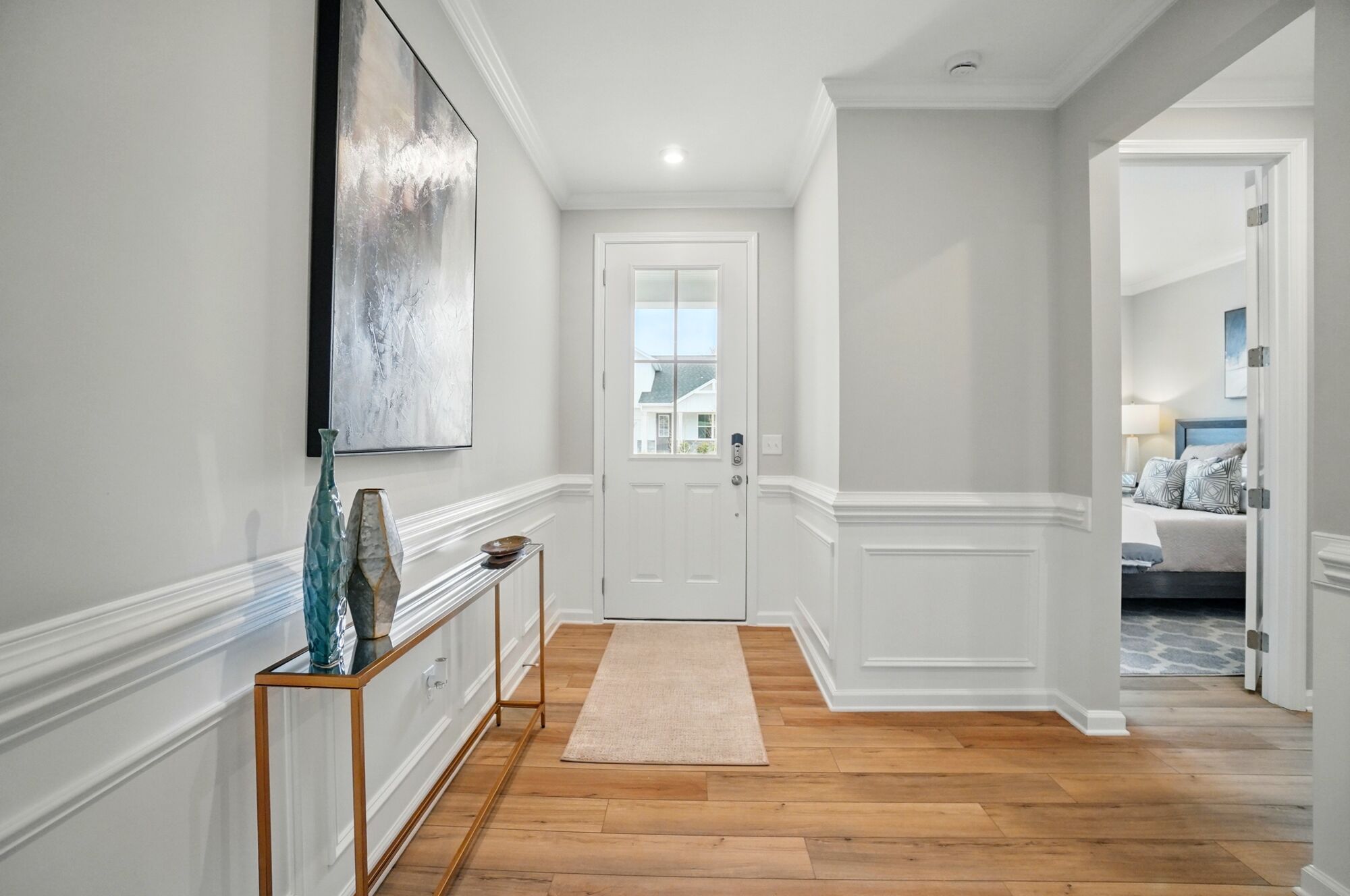 Foyer and front entry