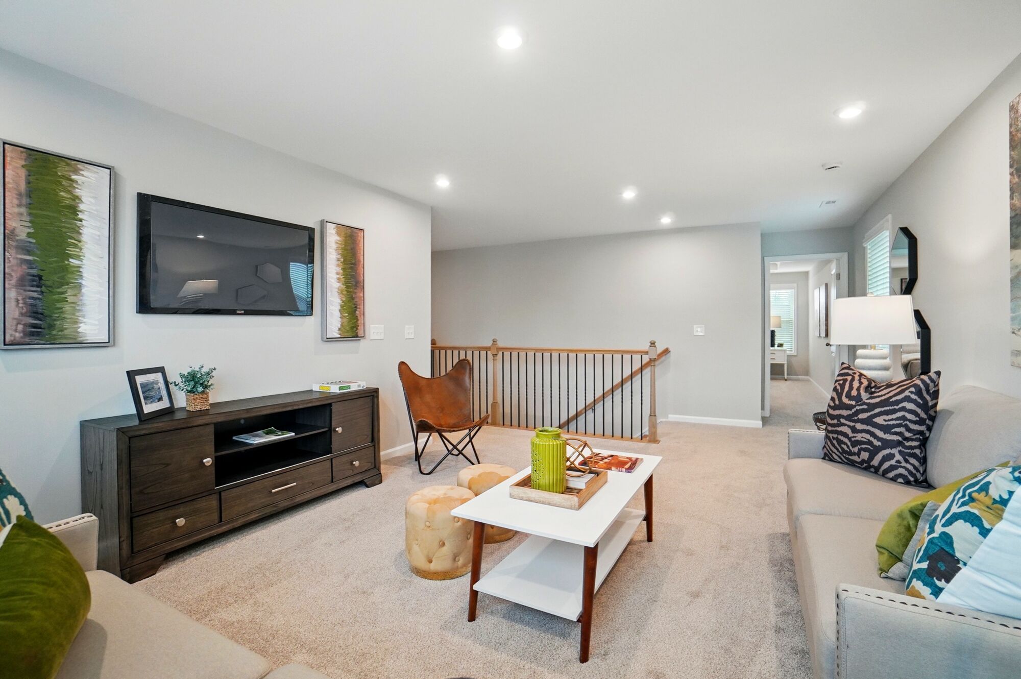 Upstairs loft area