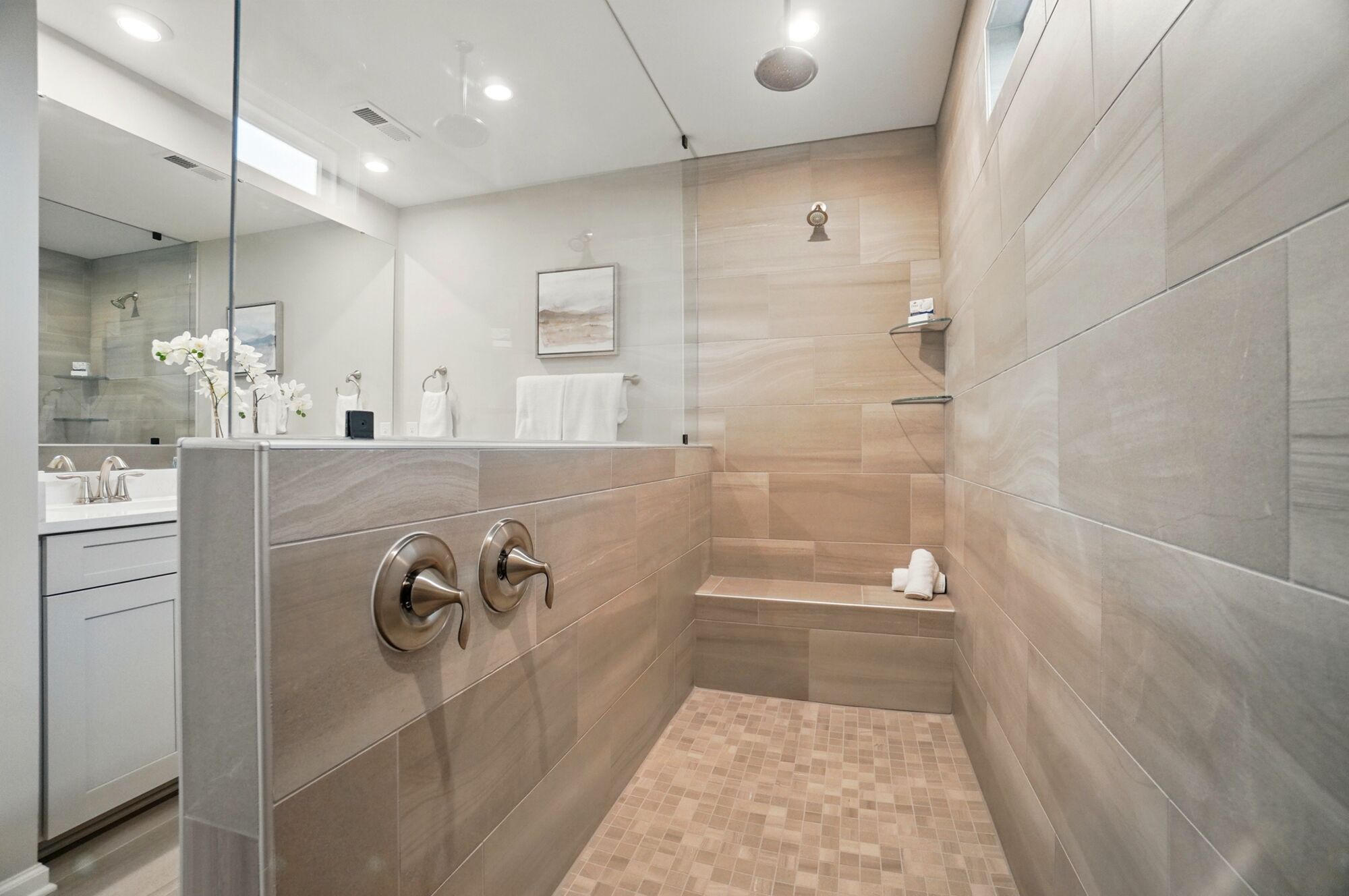 Owner's spa shower