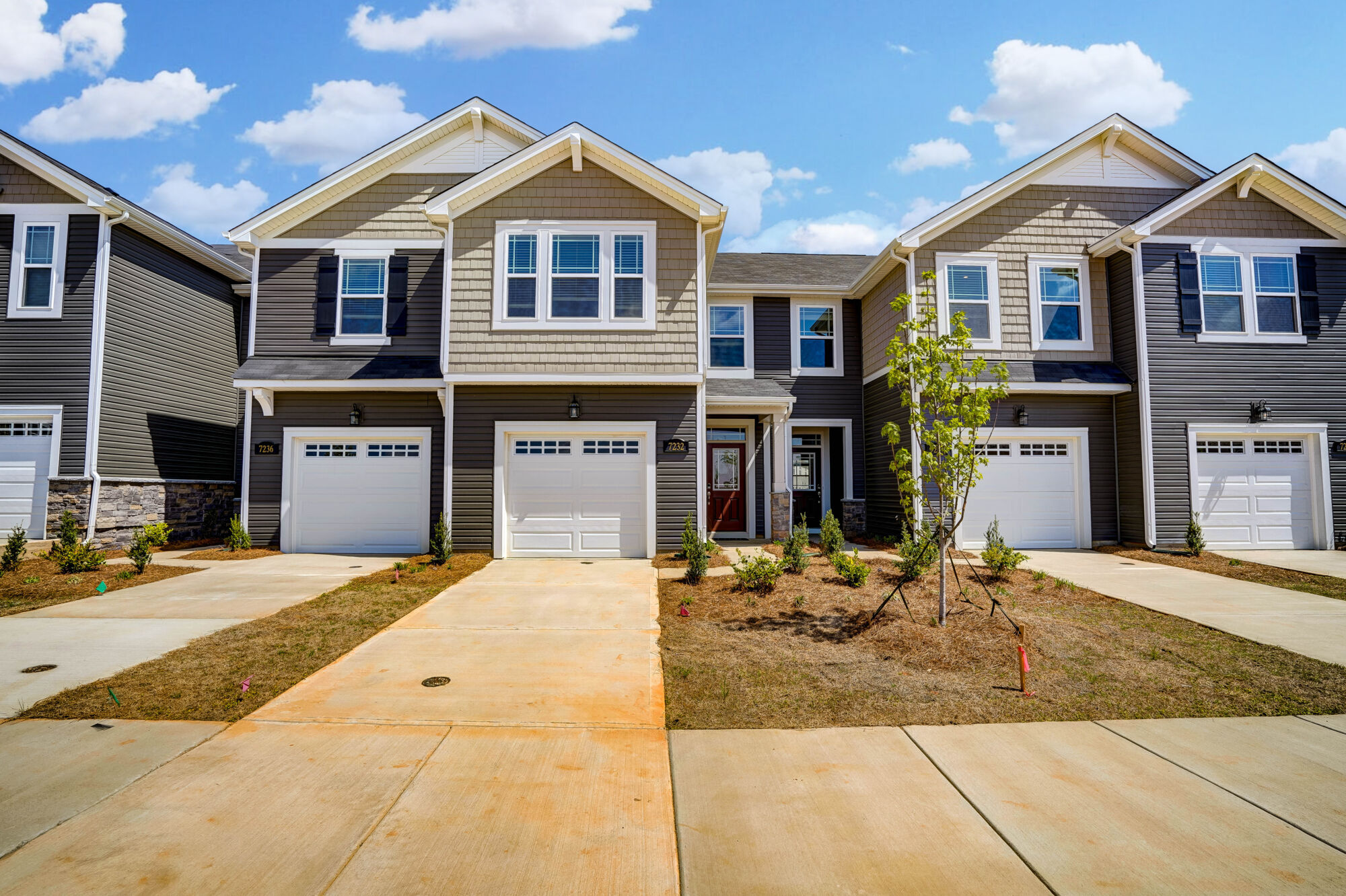 Exterior front with 1-car garage