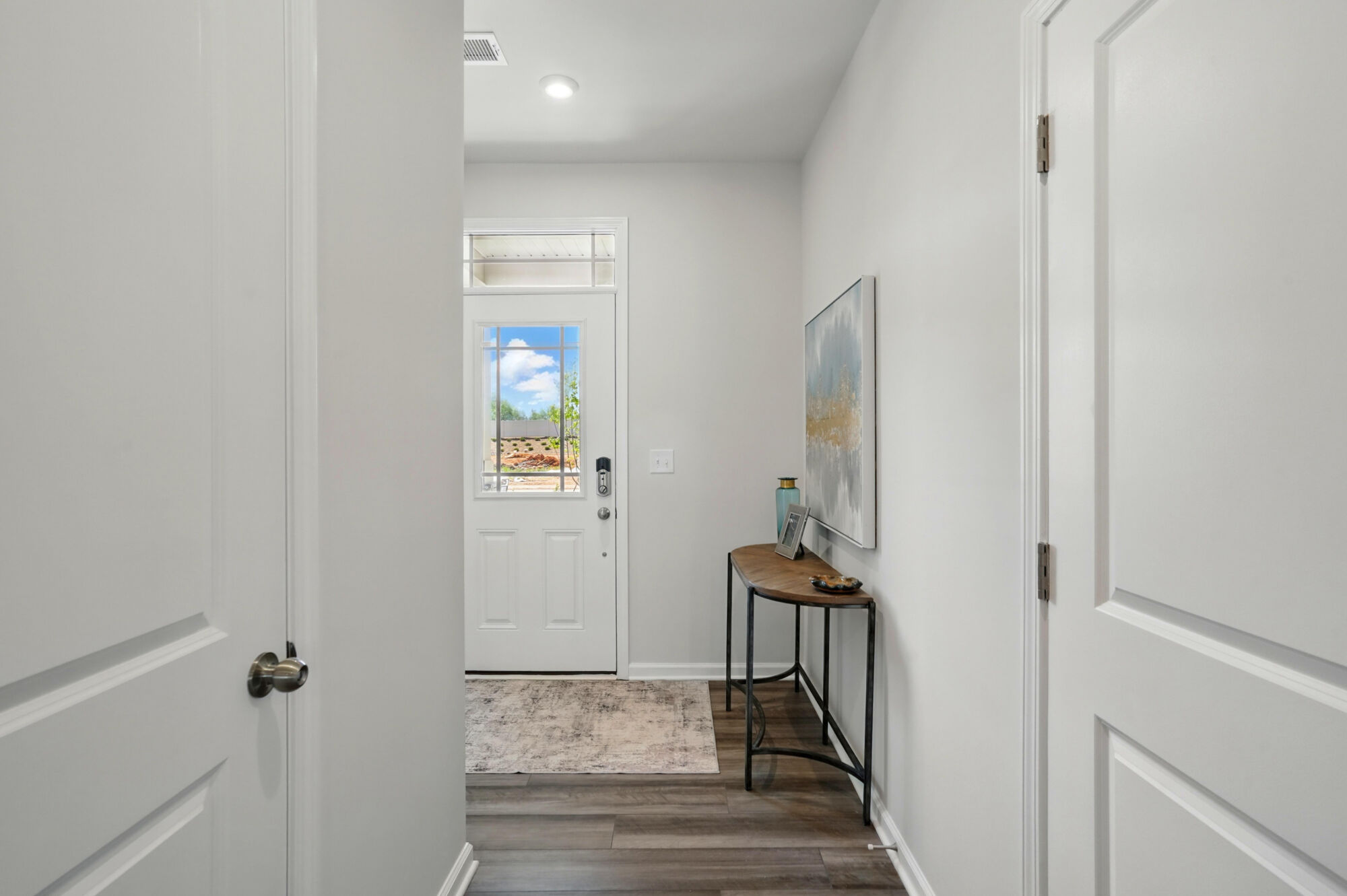 Foyer and front entry