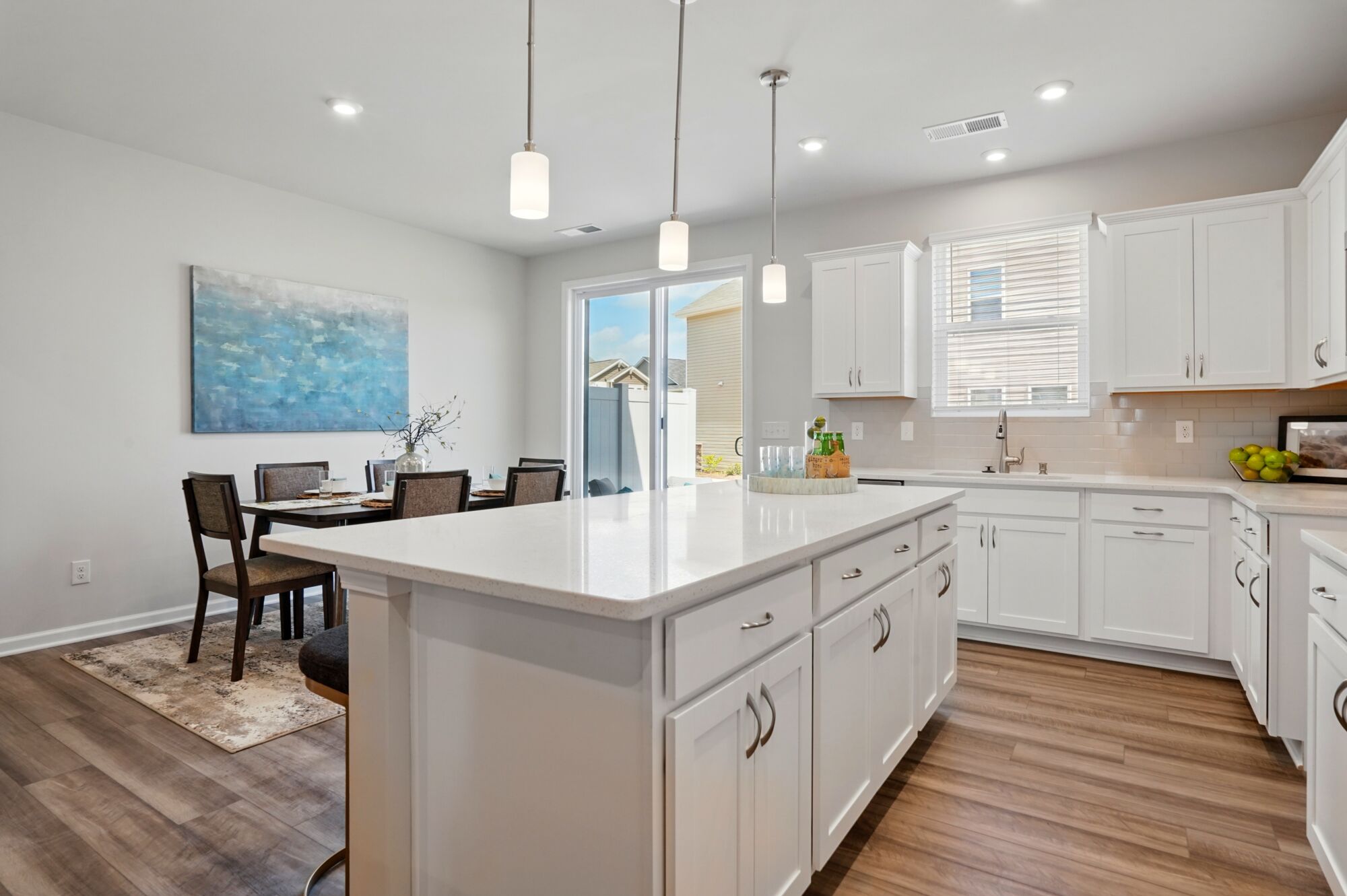 Kitchen with breakfast area