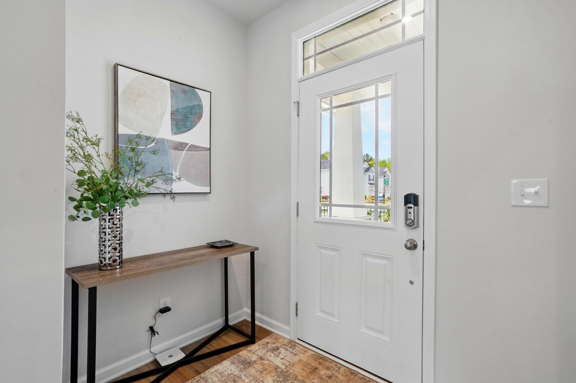 Foyer and front entry
