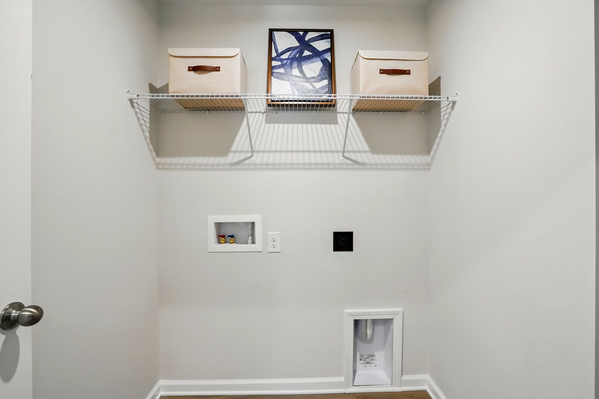 Upstairs laundry room