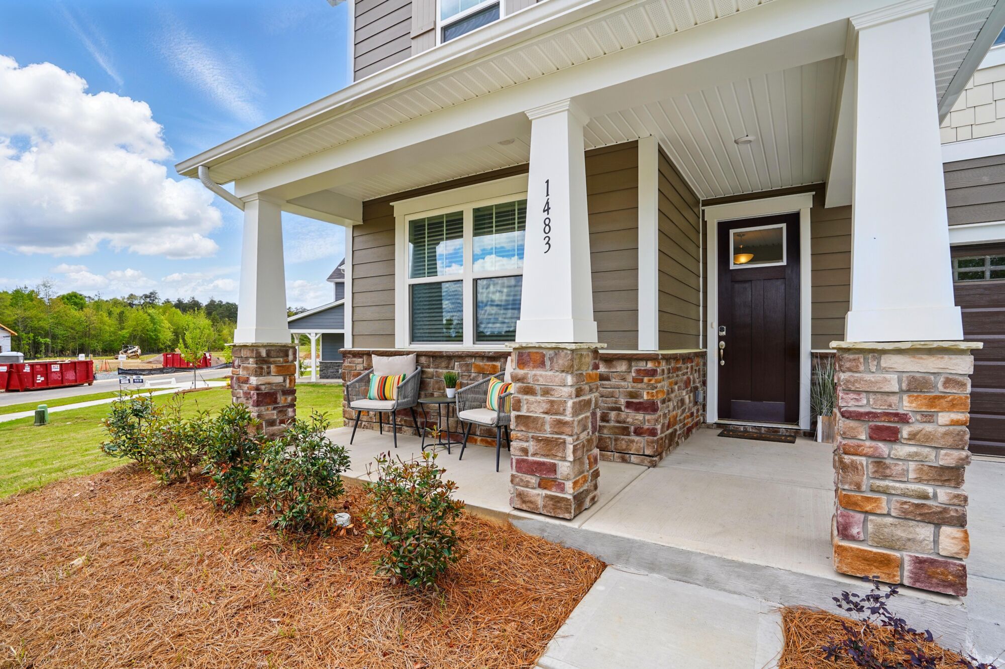 Front porch and entry