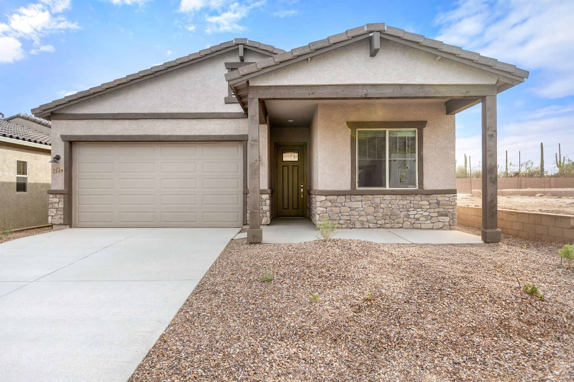 Copper plan with Ranch elevation