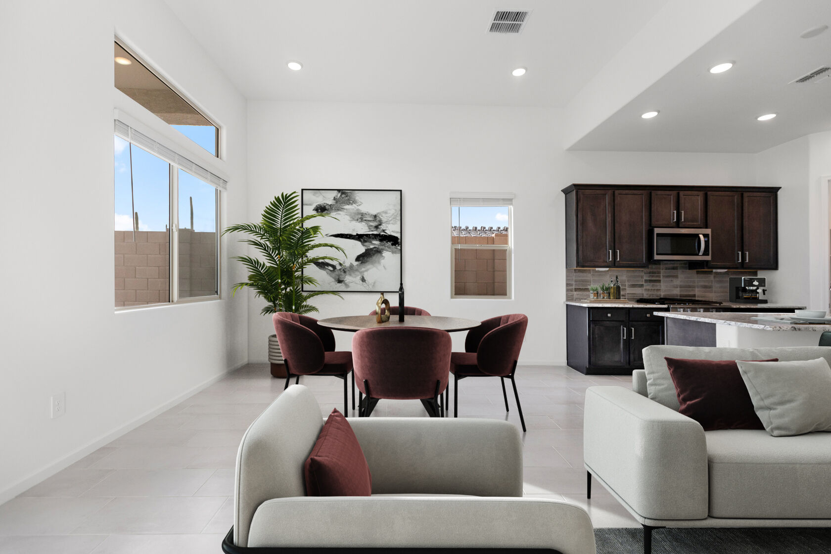 Dining Area - Virtually Staged