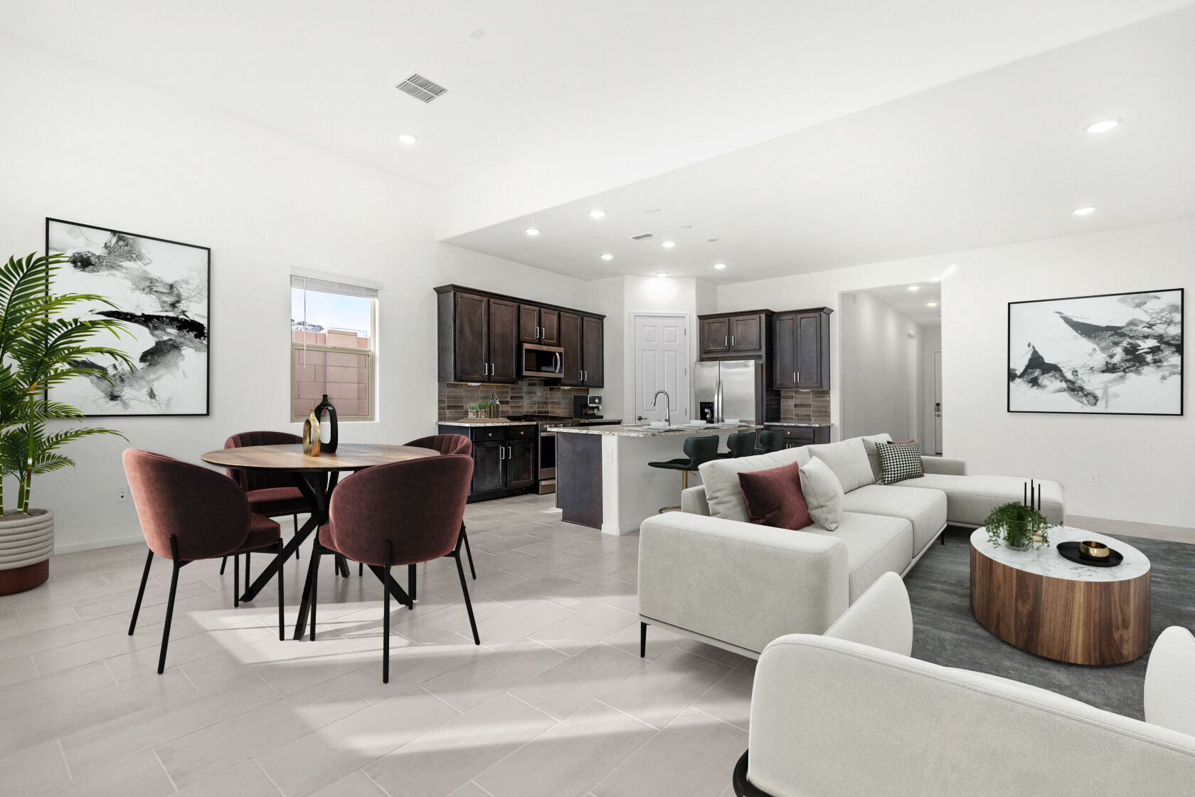Greatroom - Virtually Staged