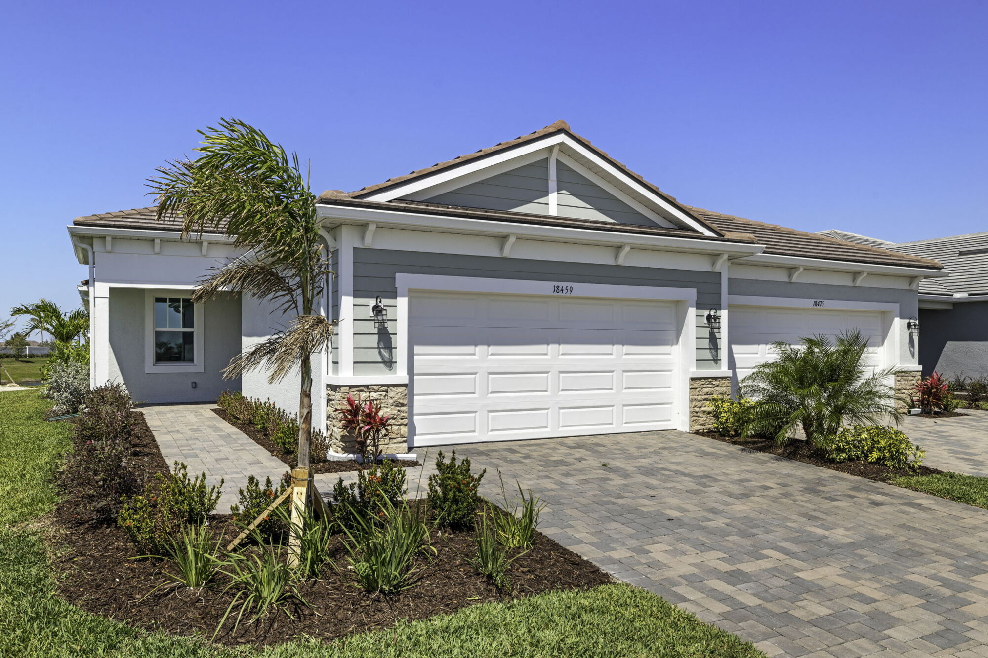  Elevation Front with garage and window