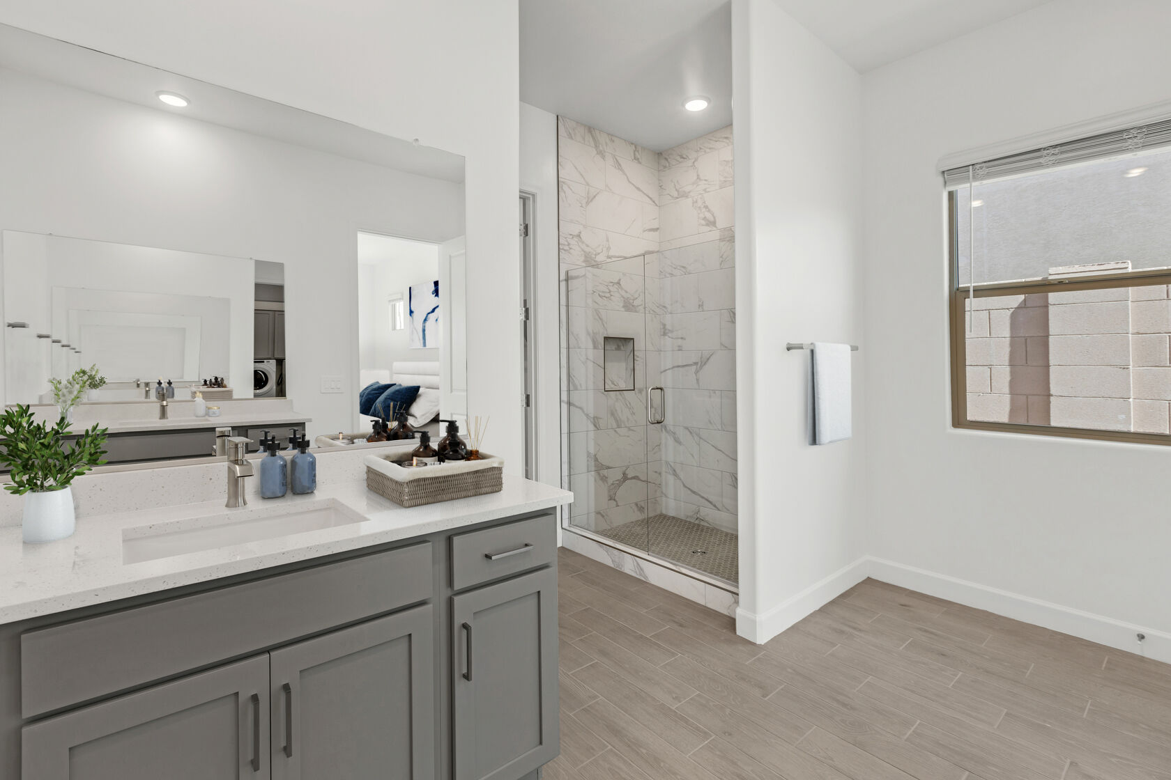 Owner's Bath - Virtually Staged