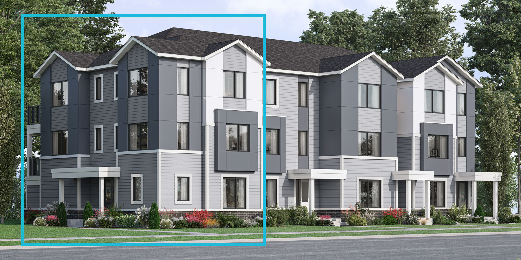  Town Homes with window