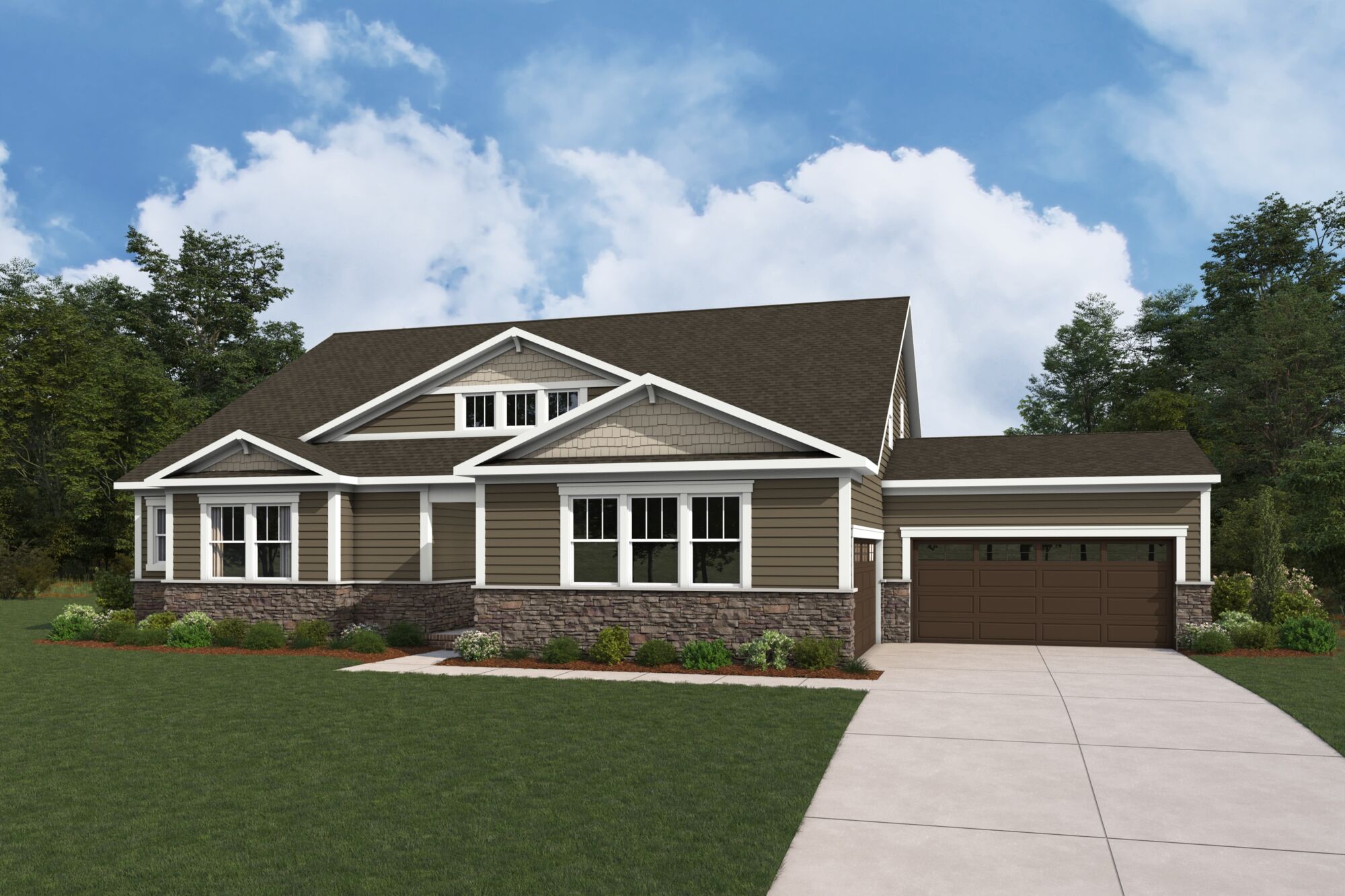 Appalachian floorplan exterior rendering