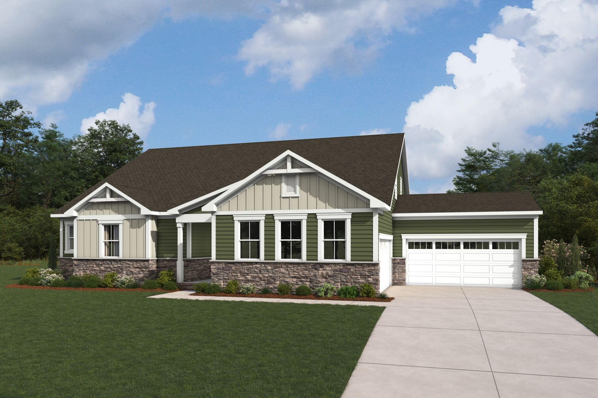 Appalachian floorplan exterior rendering