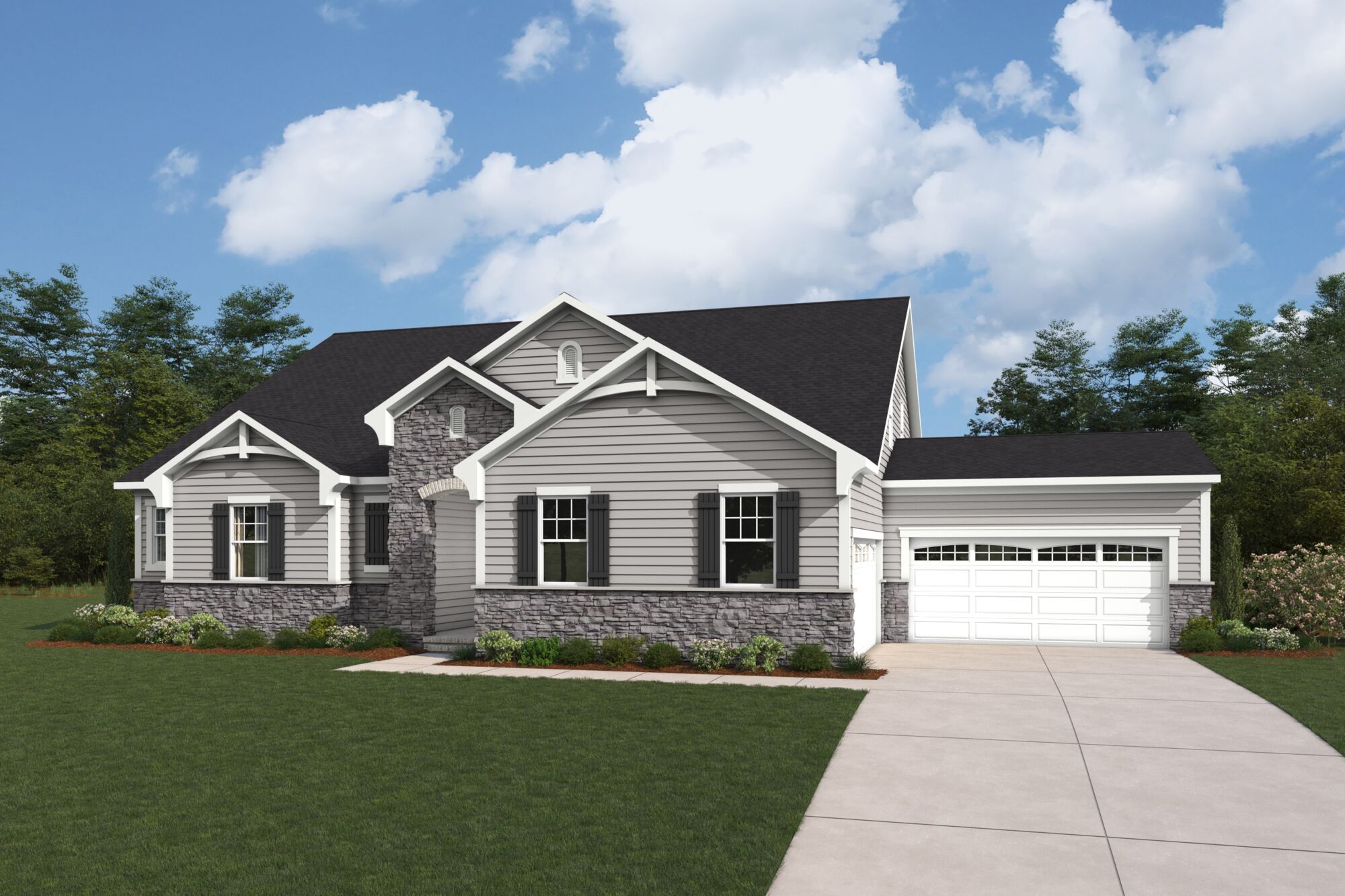 Appalachian floorplan exterior rendering