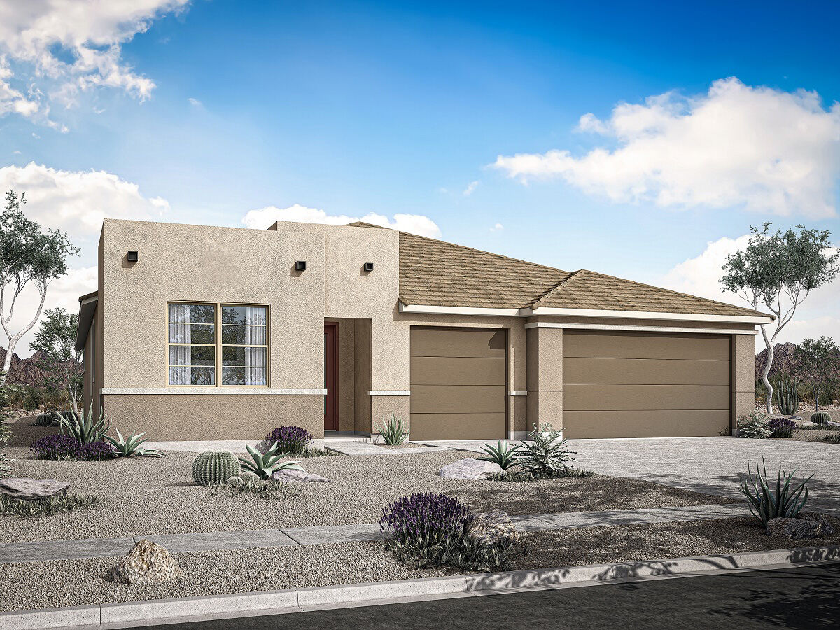  Elevation Front with garage and window