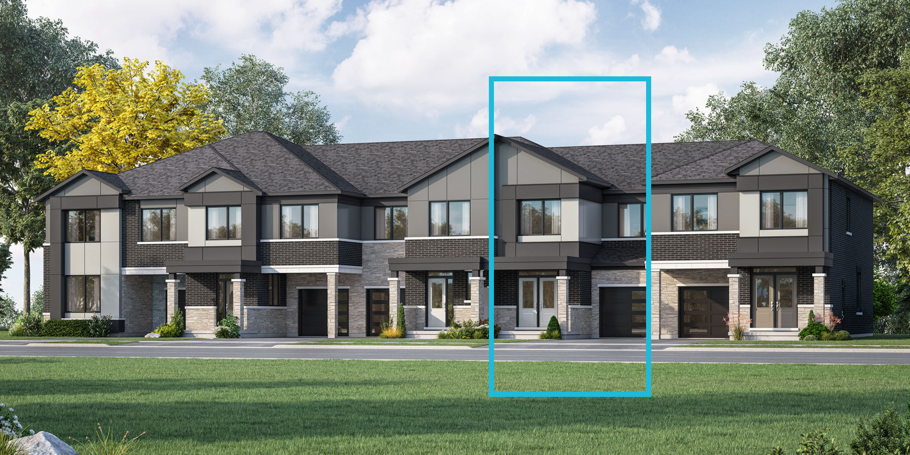  Town Homes with window