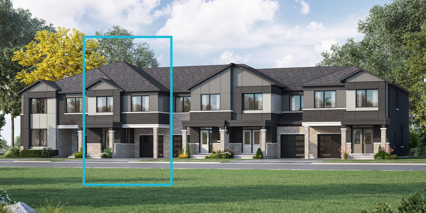  Town Homes with window