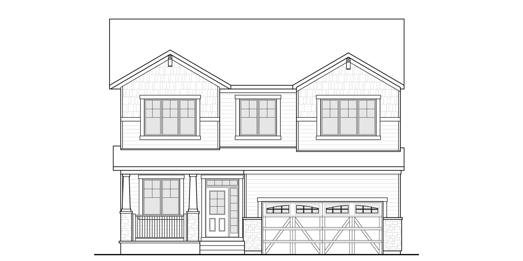 Blackline Exterior Drawing