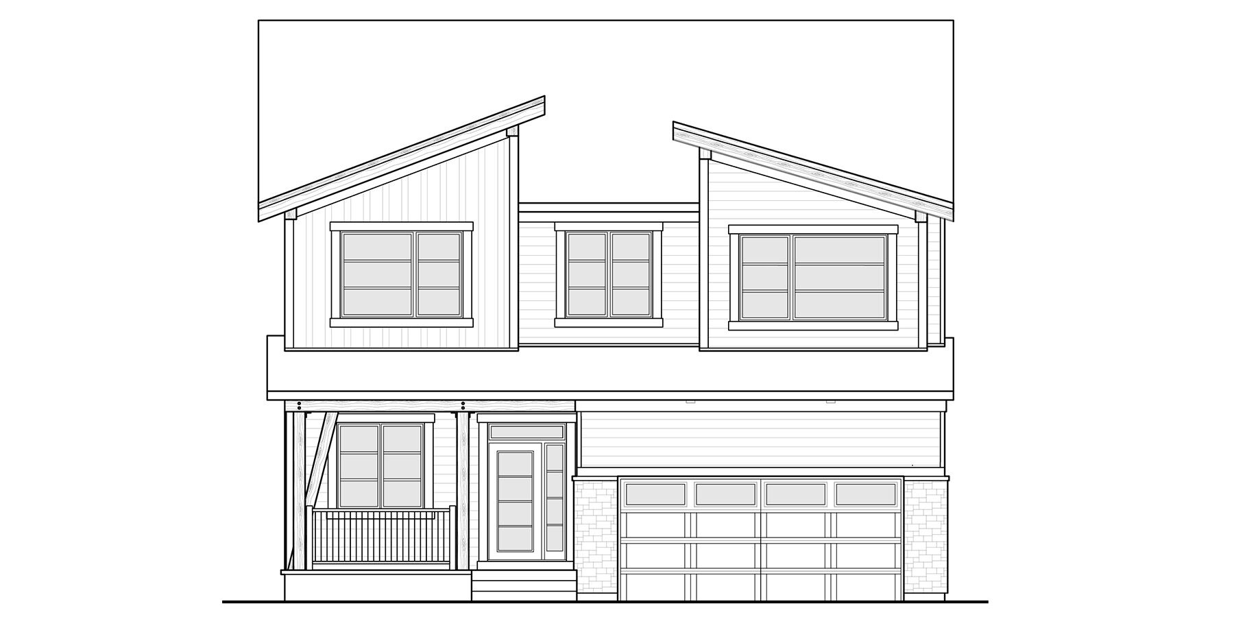 Blackline Exterior Drawing