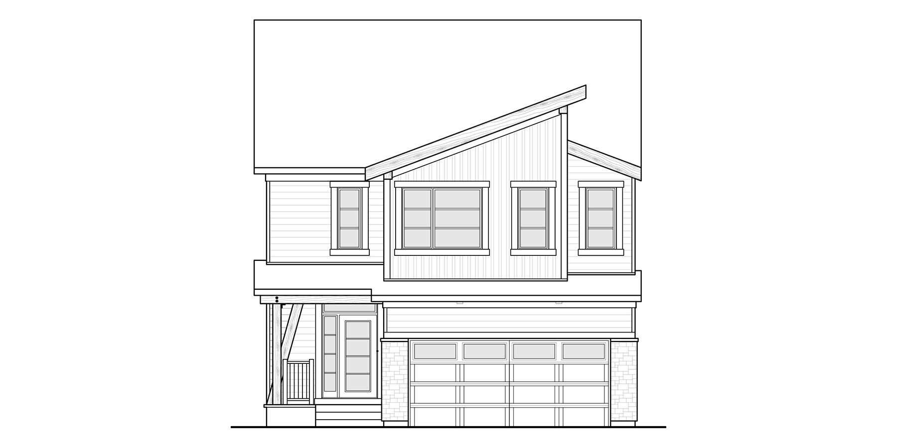 Blackline Exterior Drawing