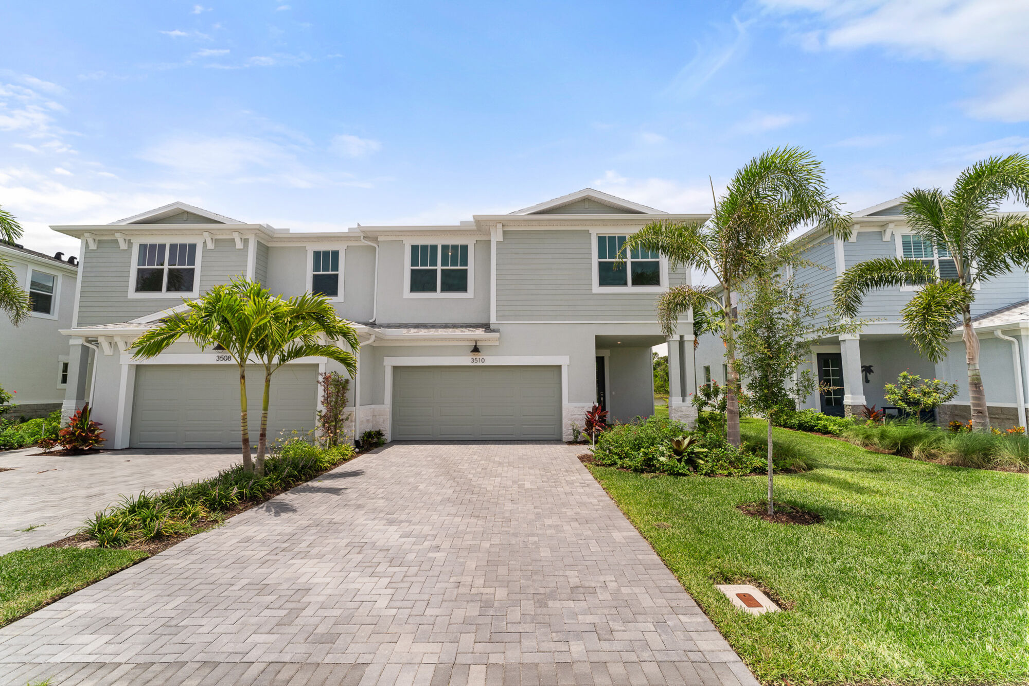  Town Homes with garage and window
