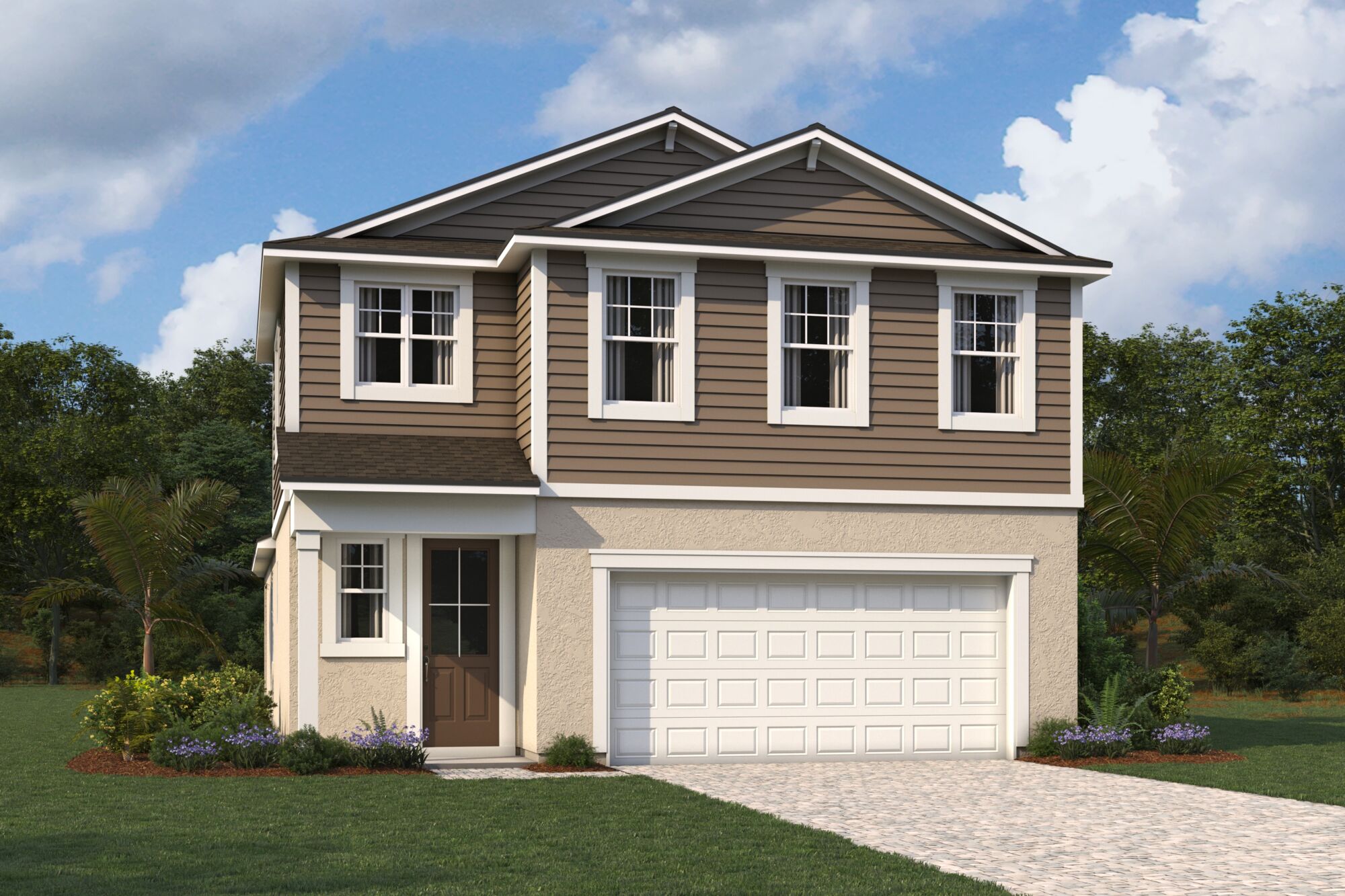 exterior home rendering single-family home