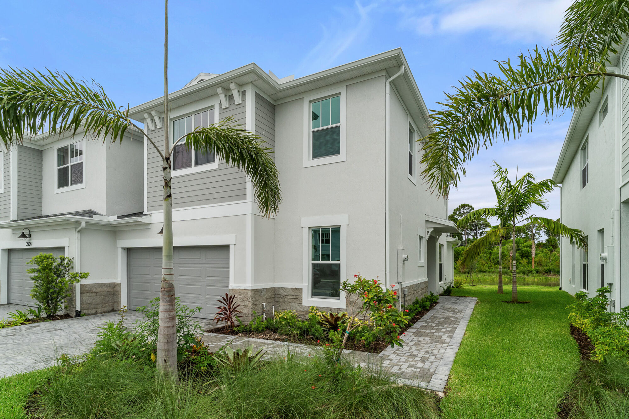  Elevation Front with garage and window