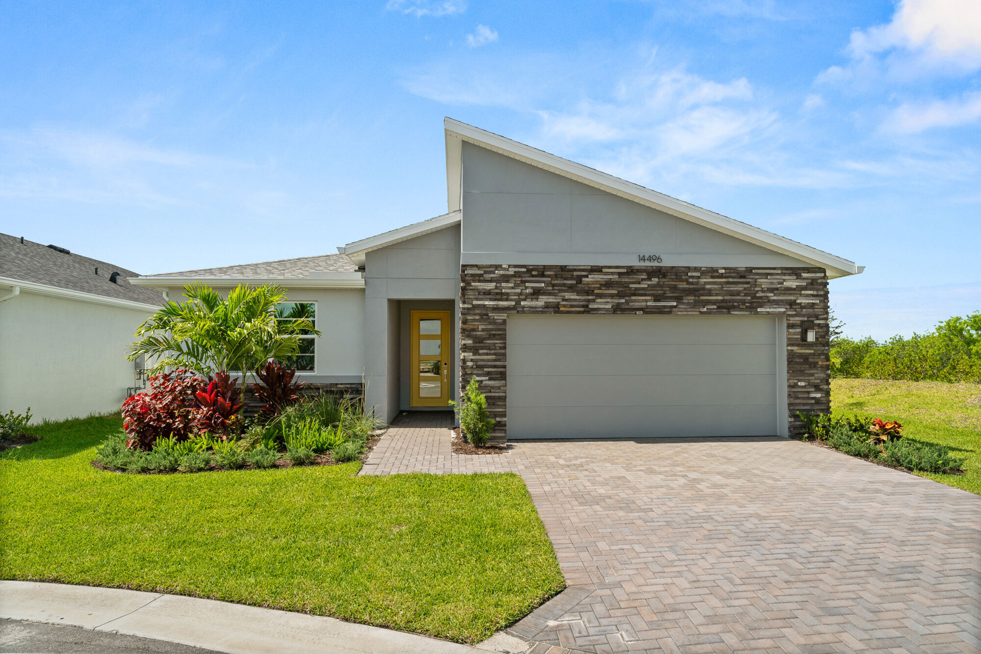  Elevation Front with garage