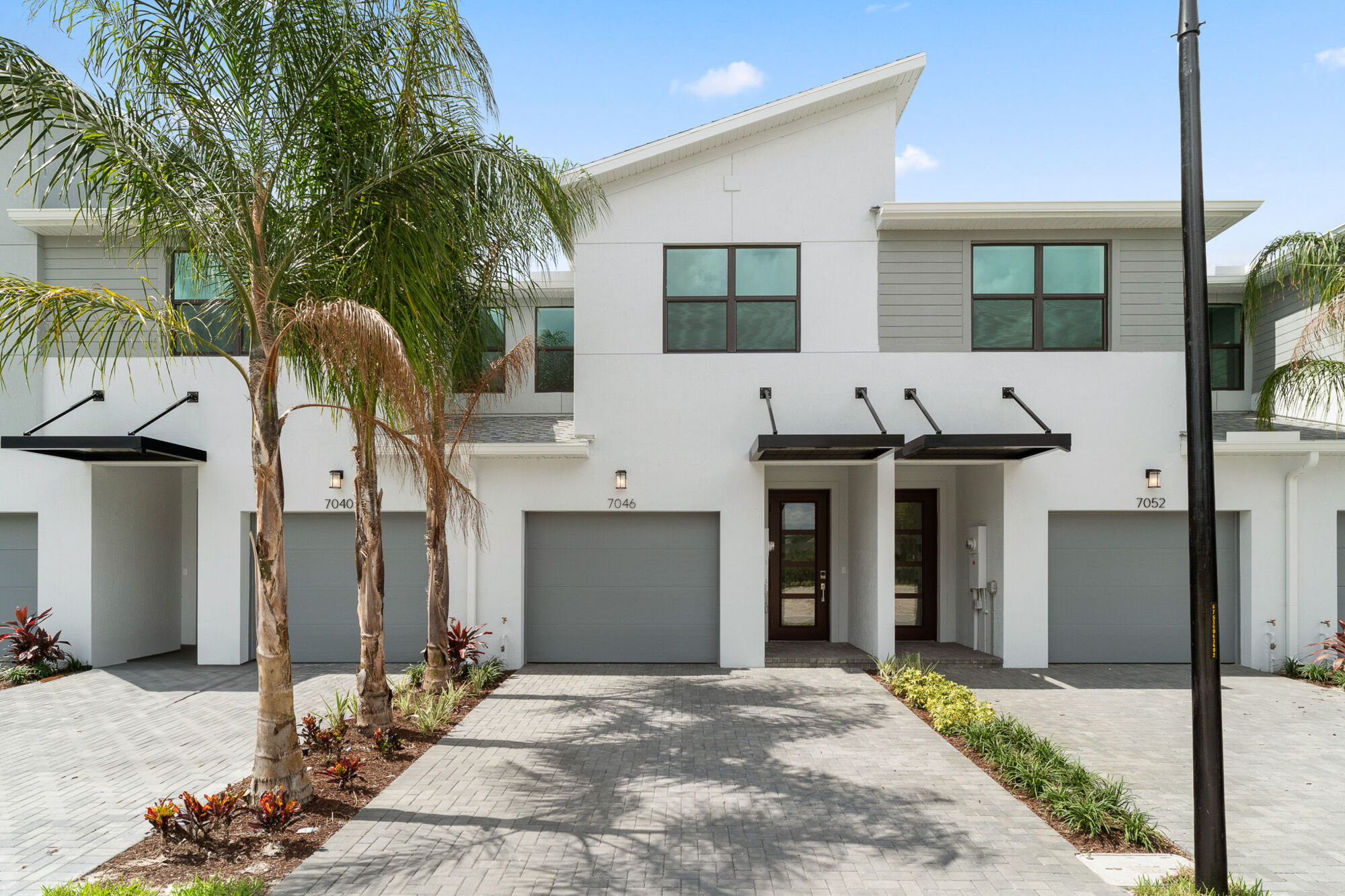  Town Homes with garage, window and door