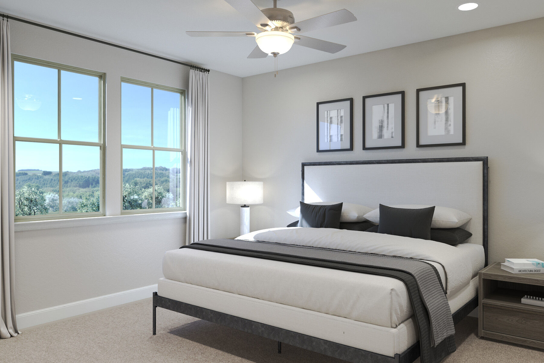 Photo representation of the Marley plan. Colors, finishes and options will vary.