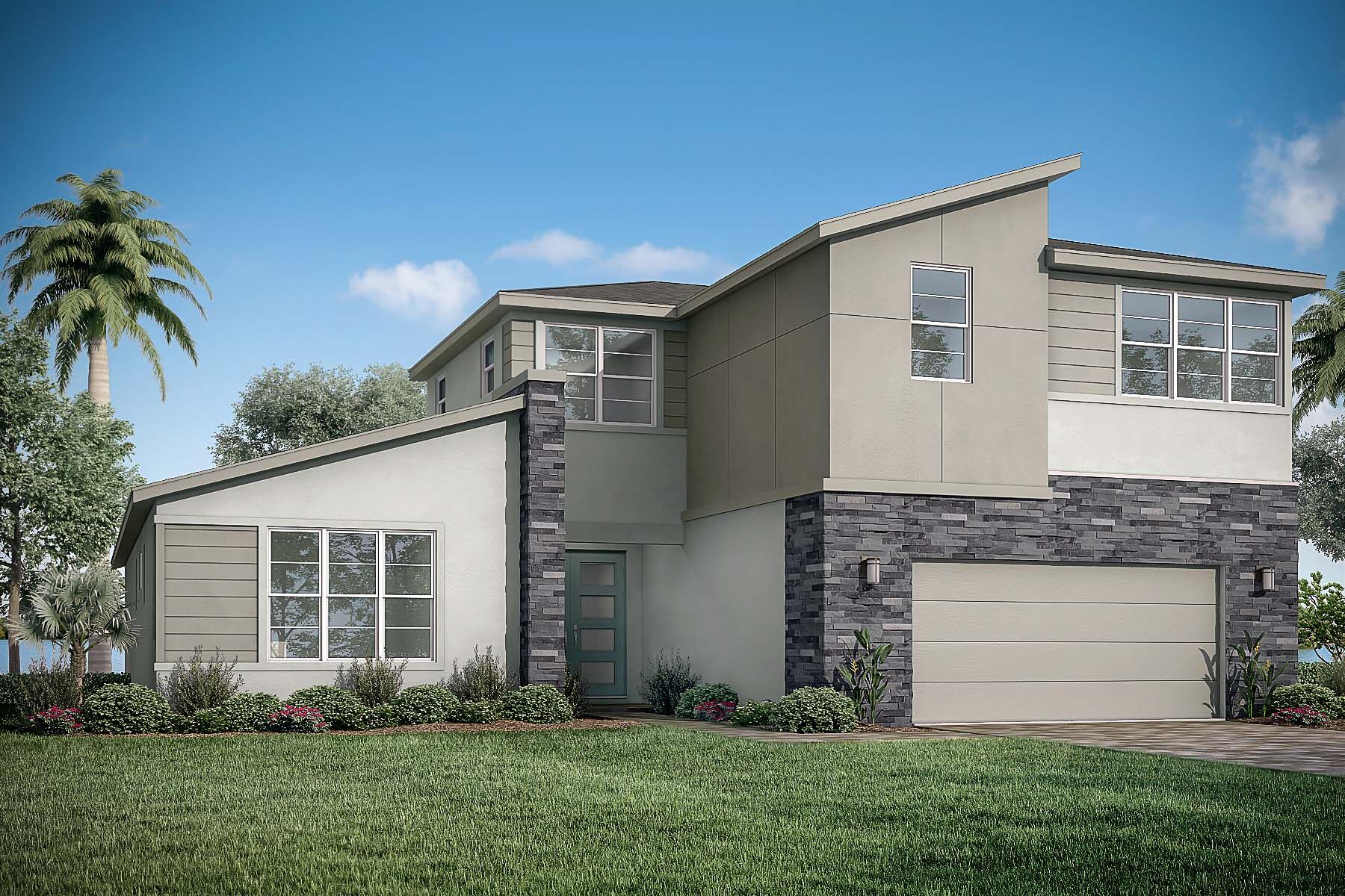 Elevation Front Rowan Contemporary