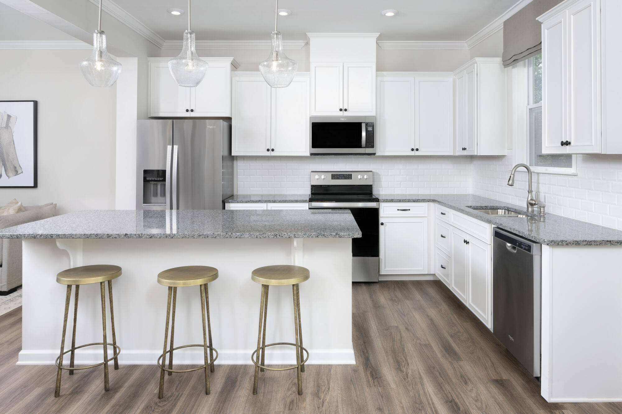 Photo representation of the Brooke plan. Colors, finishes and options will vary.