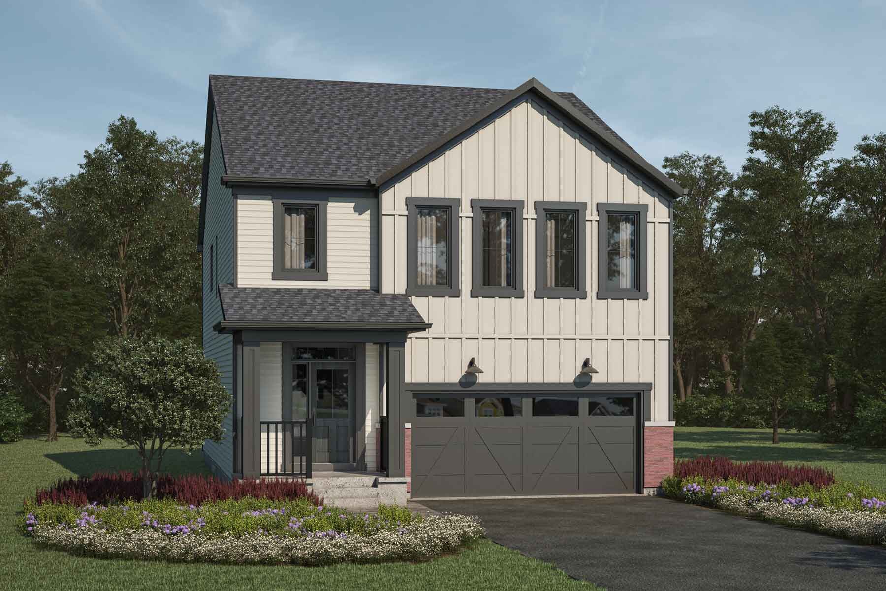 Whistler Farmhouse Elevation Rendering