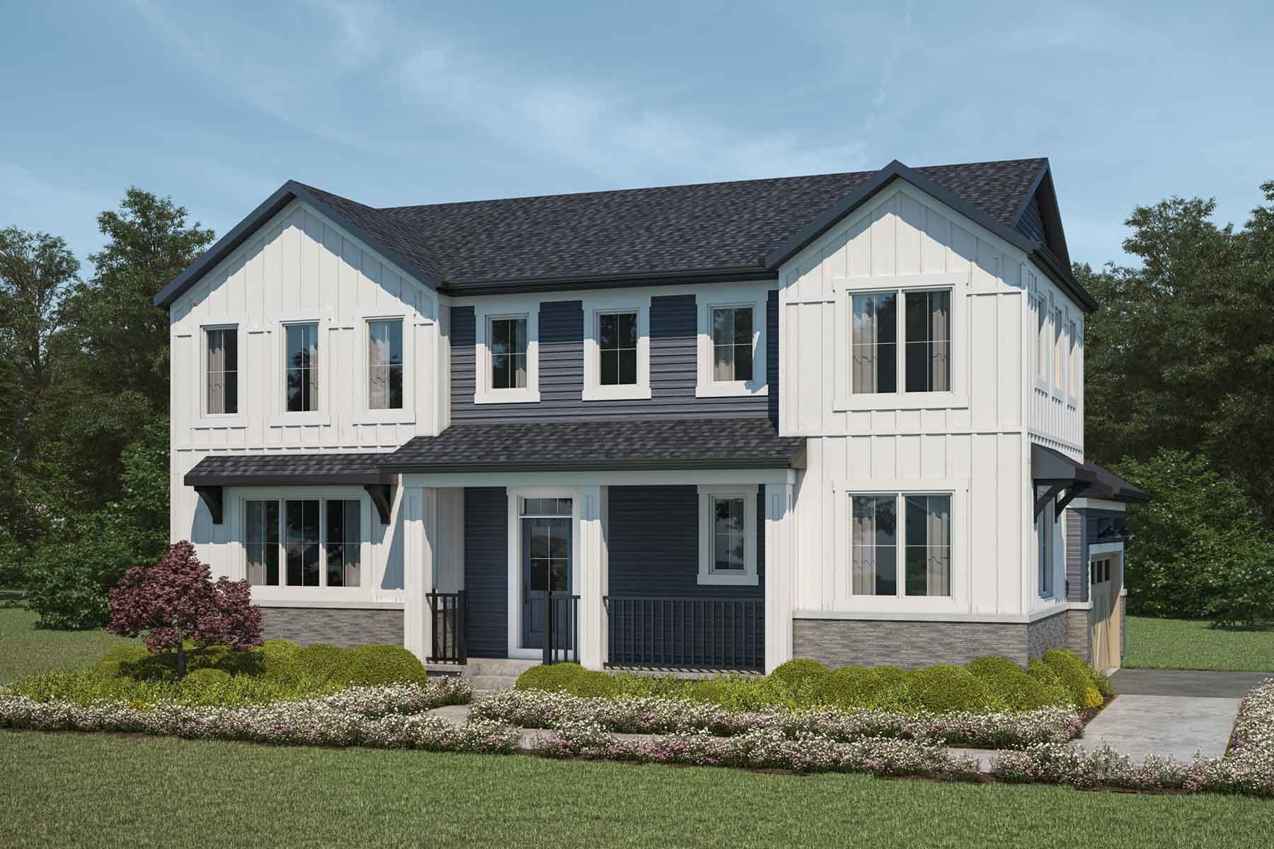 Norquay Farmhouse Elevation Rendering