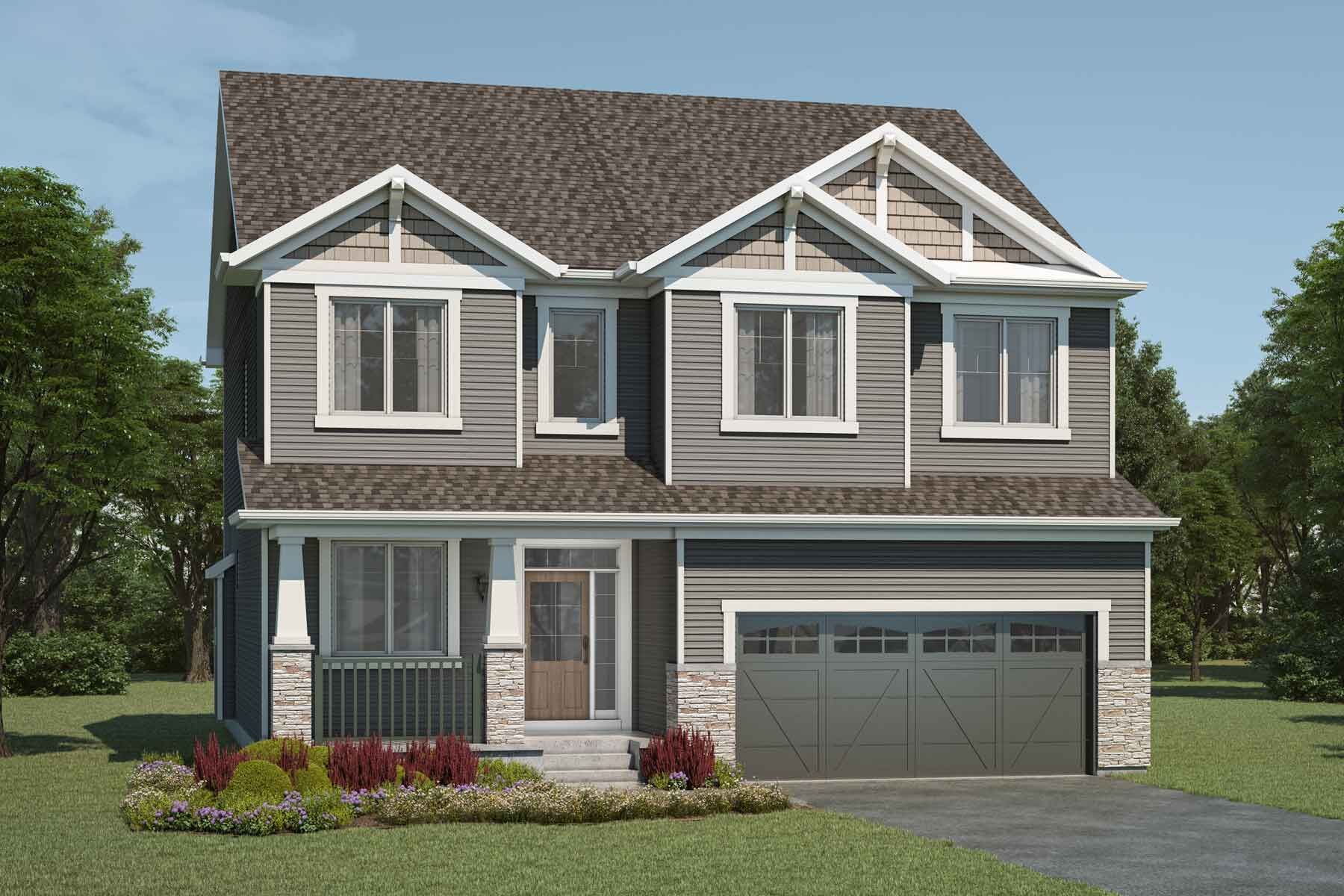 Smythe Craftsman Elevation Rendering