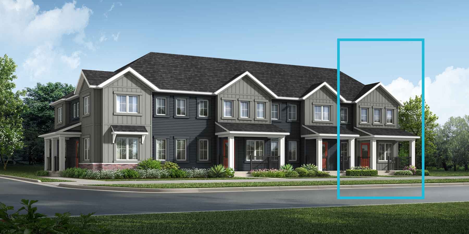 Ripley End Farmhouse Elevation Rendering