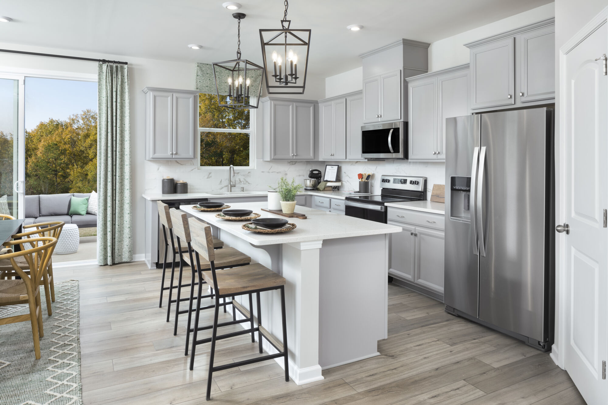 Photo representation of the Briana plan. Colors, finishes and options will vary.