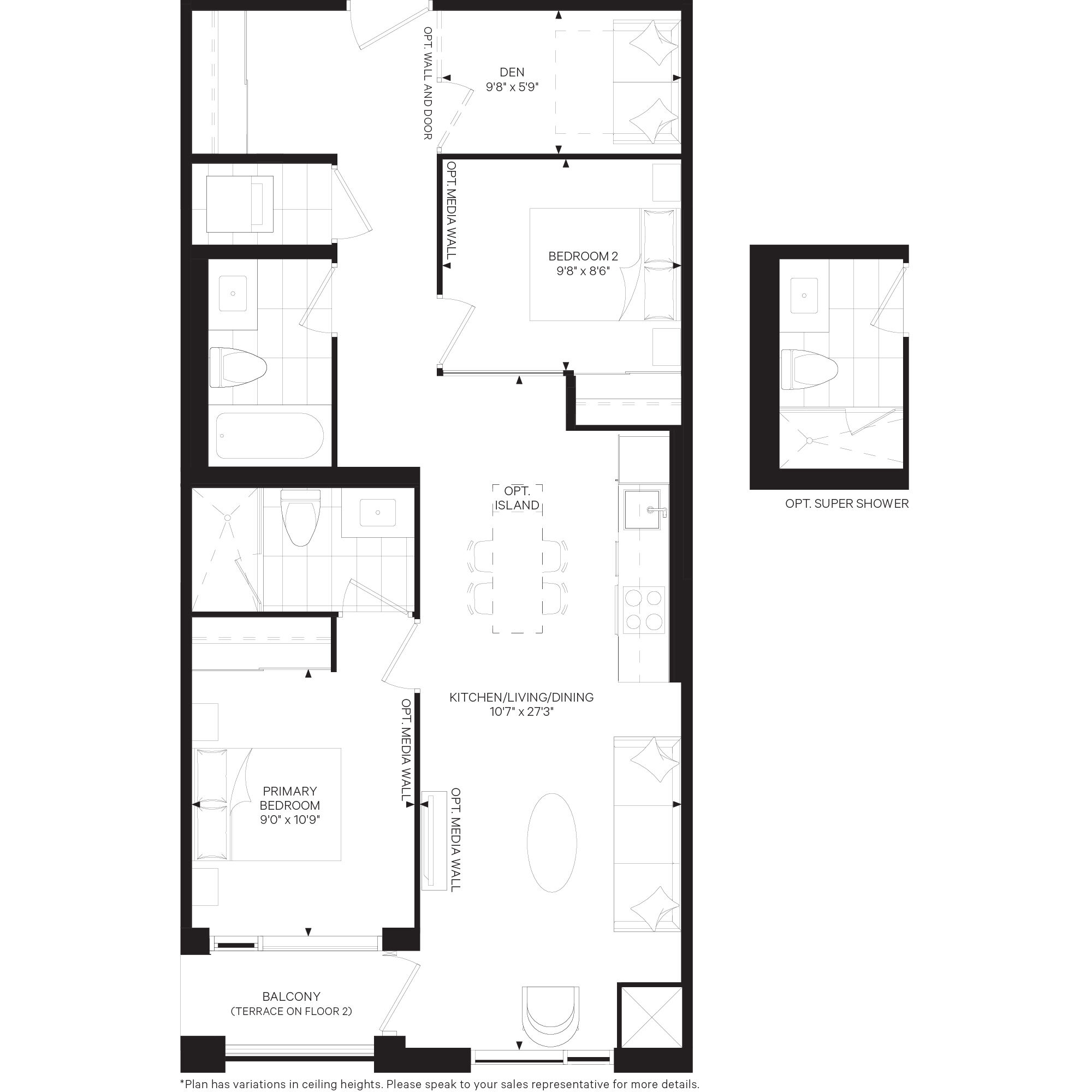 Floor Plan 2D Floor Plan with painting