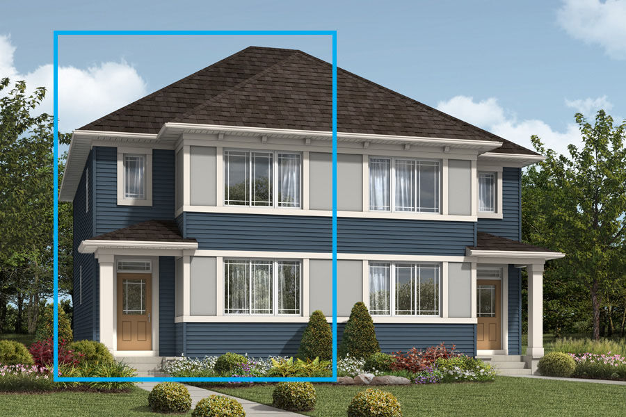 Rendering of the Prairie elevation for the Starling Model