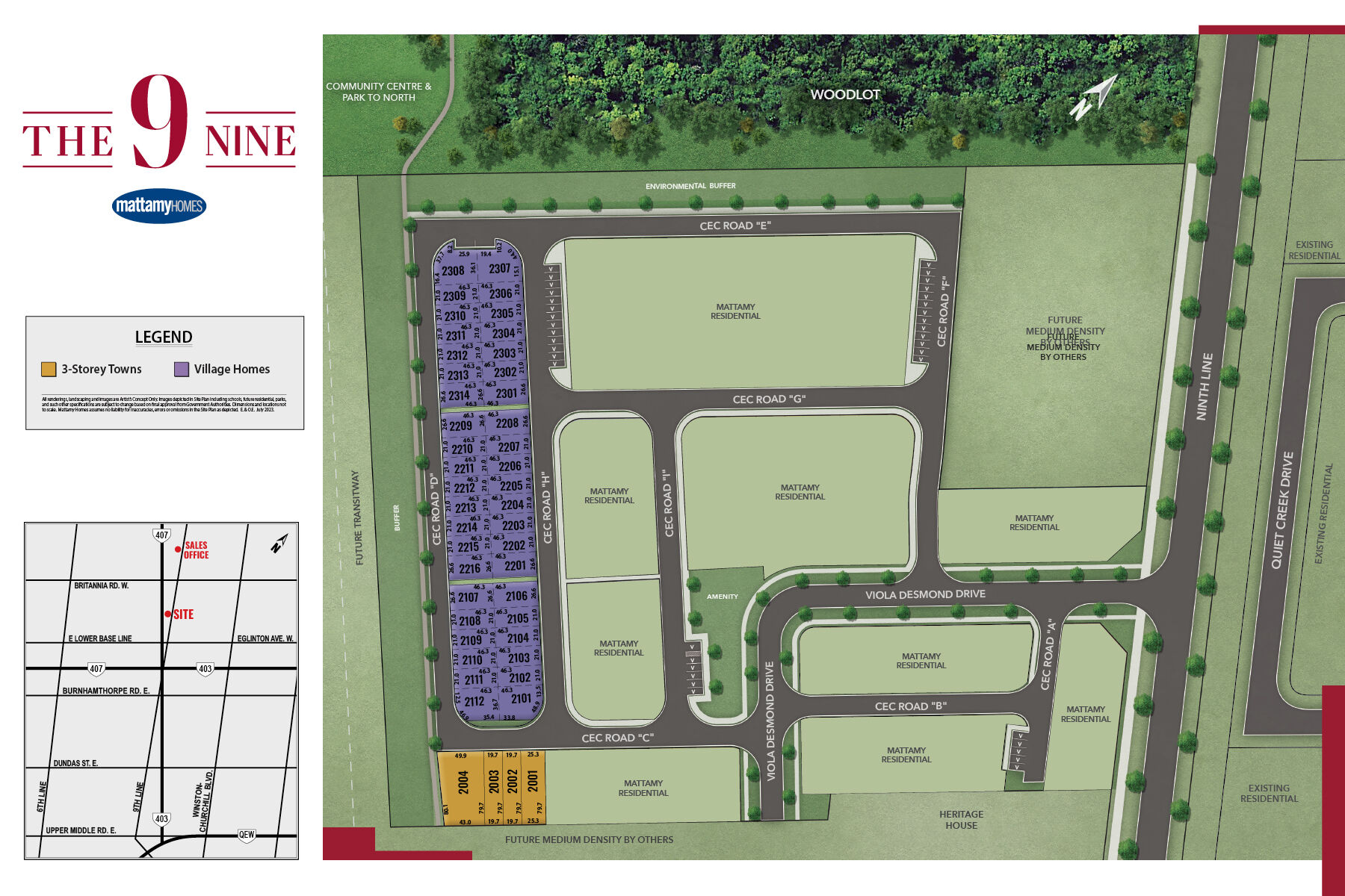 The Nine Site Plan Phase 2