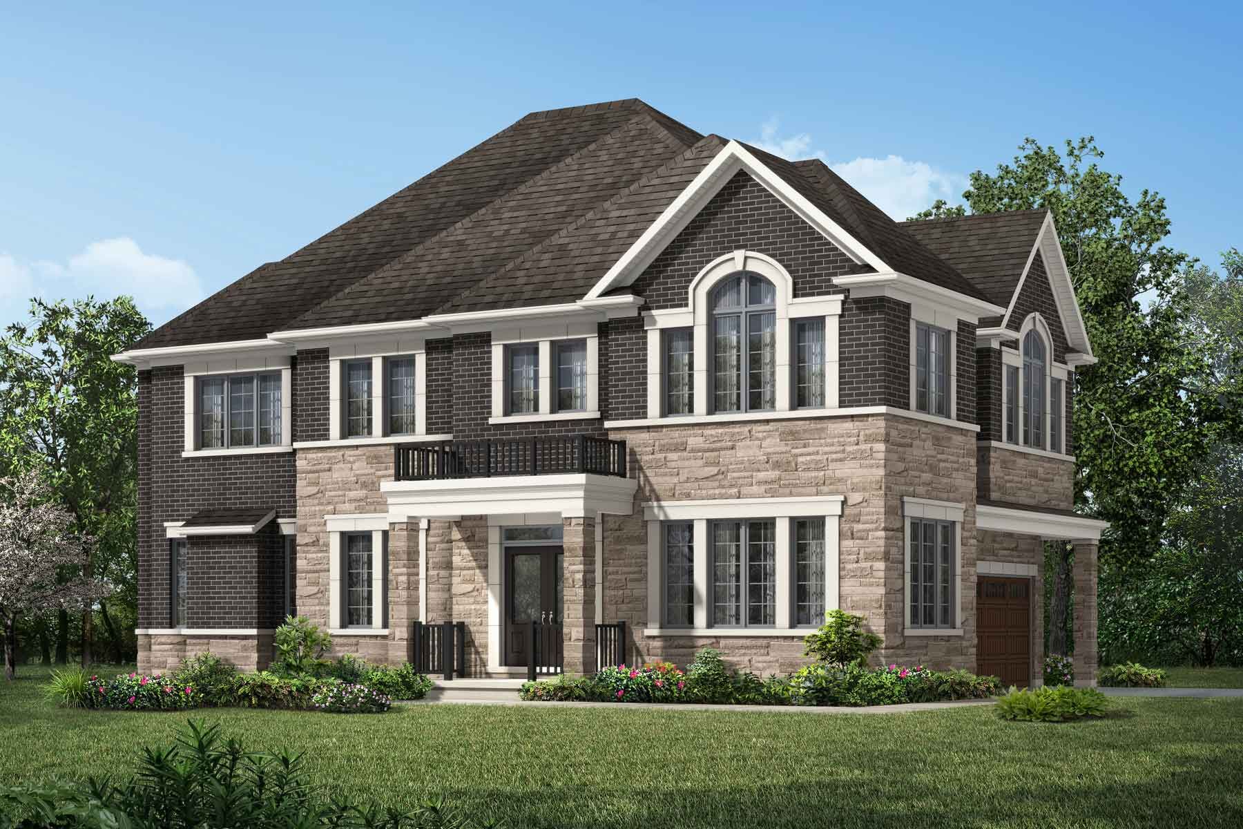  Elevation Front with window and garage