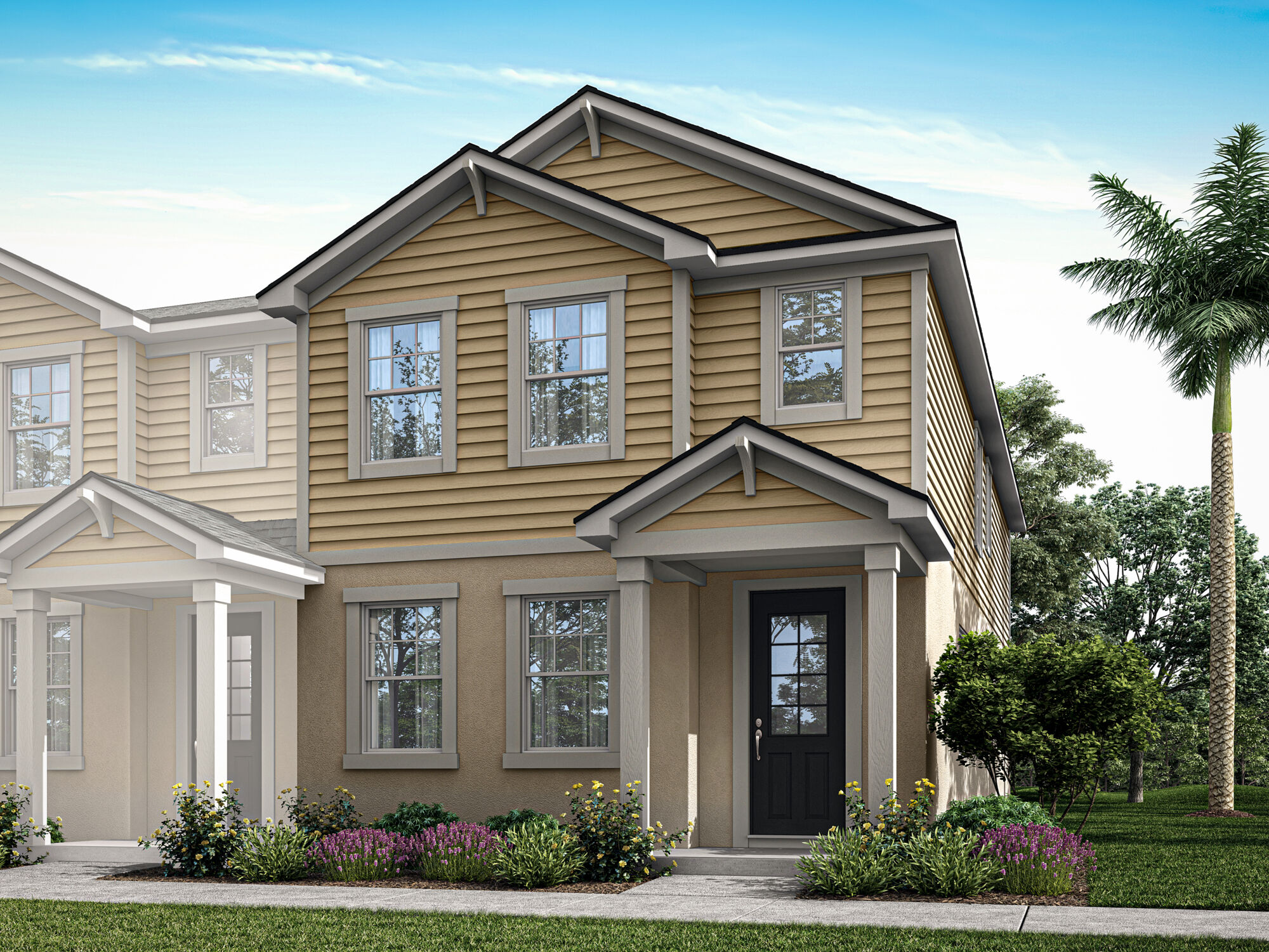  Elevation Front with window and door